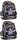 2x Disney Stitch Schulrucksack von Paso, Zweikammer, 38x28x15cm, Schwarz