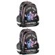 2x Disney Stitch Schulrucksack von Paso, Zweikammer, 38x28x15cm, Schwarz