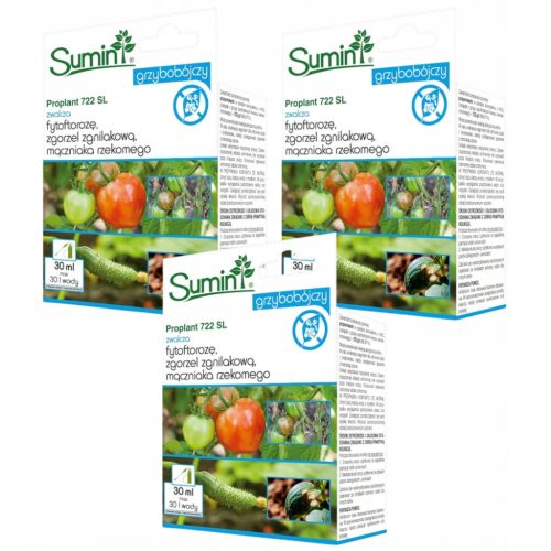 Sumin Proplant 722 SL 3er-Pack - Fungizid Konzentrat für Gemüsepflanzen 30ml