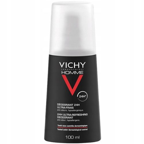 Vichy Homme Ultra-Fresh 24h Spray-Deodorant 100 ml für Männer