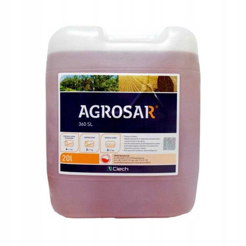 AGROSAR 360 SL 20l - Effektiver Totalherbizid zur Unkrautbekämpfung