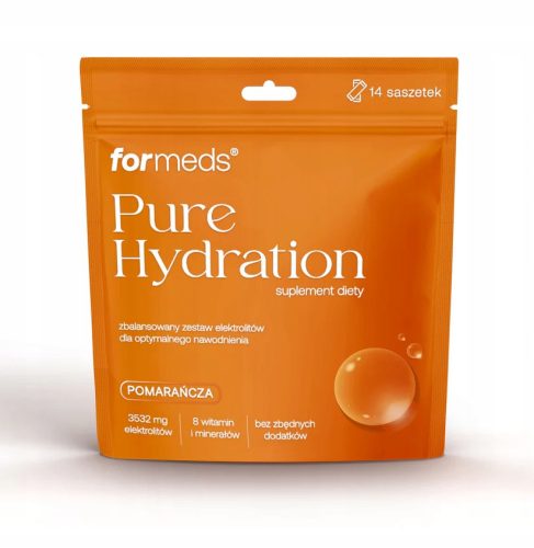 ForMeds Pure Hydration Orange - Elektrolyte und Vitamine in praktischen Portionsbeuteln