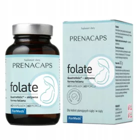   Prenacaps Folate: Nahrungsergänzungsmittel für Frauen in Schwangerschaft & Stillzeit