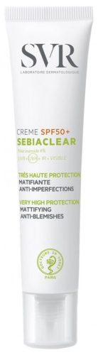 SVR SEBIACLEAR Schutzcreme SPF50 50ml - Hoher Sonnenschutz und Mattierung