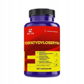   Fosfatidylserin 300mg - 60 Kapseln zur Verbesserung der Gehirnfunktion und Stressreduktion