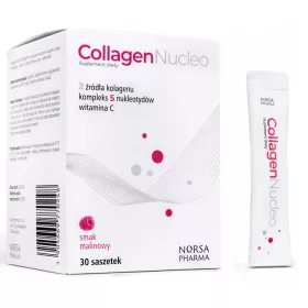   Norsa Pharma Collagen Nucleo Himbeergeschmack – Hochwertiger diätetischer Kollagenmix