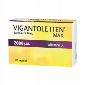   Vigantoletten Max 2000 IE - Nahrungsergänzungsmittel mit Vitamin D3, 120 Kapseln