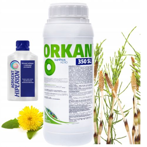 ORKAN 350 SL 1L mit HIPERION 15ML - Effektiver Unkrautvernichter mit verbesserter Haftung