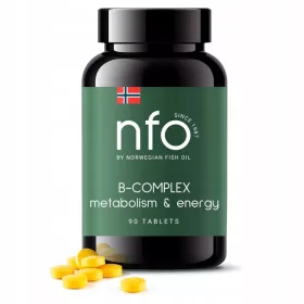   NFO B-Complex: Vitaler Vitamin B-Komplex für Energie und Gesundheit (90 Tabletten)