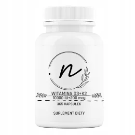   NaturePRO Vitamin D3 + K2 10000 IU 200 mcg 365 Kapseln - Gesundheitsfördernder Nährstoffkomplex