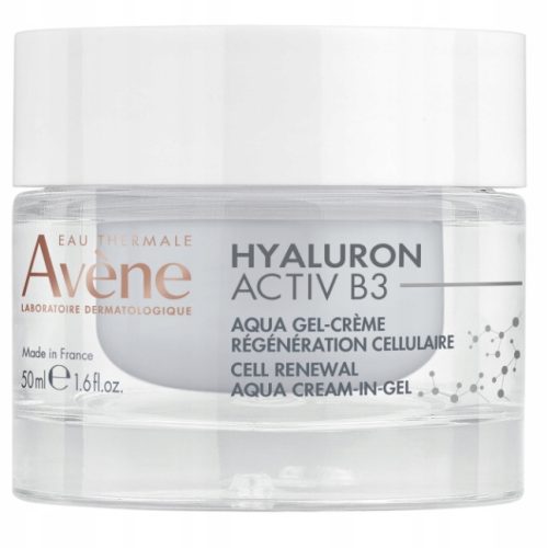 AVENE Hyaluron Activ B3 – Aqua Gel Feuchtigkeitscreme für Gesicht