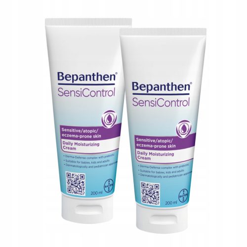 Bepanthen SensiControl - Pflege für sensible und atopische Haut, Set 2x200ml