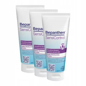   Bepanthen SensiControl 3x200ml – Tägliche Pflege für sensible und atopische Haut