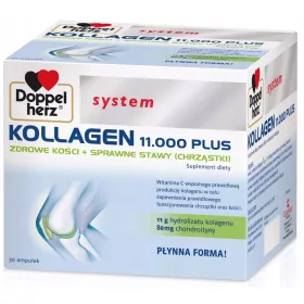  Doppelherz System Kollagen 11.000 Plus - 30 Ampullen für Gelenkgesundheit