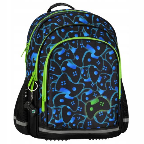 Multifunktionaler Schulrucksack mit ergonomischem Design und Sicherheitsfeatures