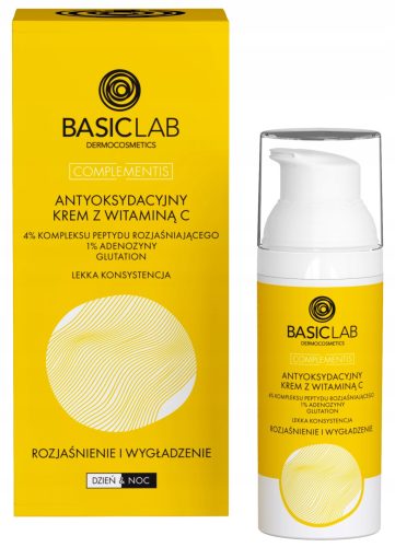 BasicLab Antioxidativer Feuchtigkeitscreme mit Vitamin C, 50ml