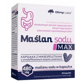   Olimp Maślan Sodu Max, Nahrungsergänzungsmittel, 60 Kapseln
