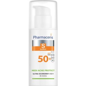   PHARMACERISMEDI ACNE PROTECT Ultra-Schutzcreme SPF 50+ für Akne-neigende Haut
