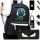 Reflektierender Schulrucksack Stadtmodell mit Federmäppchen, USB-Anschluss und Schloss