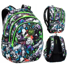   Robuster, wasserfester Rucksack CoolPack JOY S 21L mit Graffiti-Design
