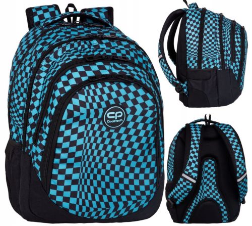 Stylischer CoolPack DRAFTER Schulrucksack 28 L im Karomuster