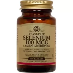 Solgar Selen 100 mcg, 100 Tabletten, Hefefrei