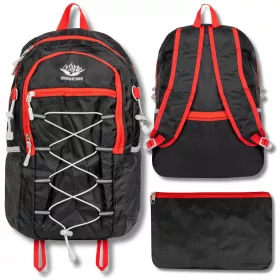  Leichter und kompakter Wanderrucksack mit praktischem Faltmechanismus