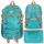 Leichter und Praktischer Trekking-Rucksack mit Faltfunktion in Blau-Orange