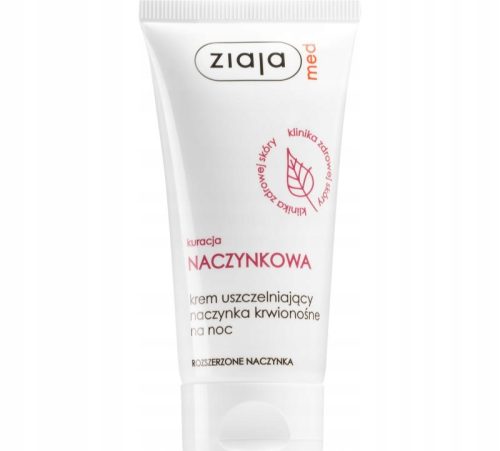 Ziaja Med Nachtcreme für empfindliche Haut und Rötungen, 50 ml