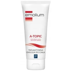   Emolium A-Topic Dreifach Aktive Körperemulsion für sehr trockene und atopische Haut, 200ml