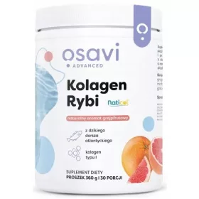   Kolagen Rybi z Witaminą C i Aromatem Grejpfrutowym - OSAVI 360g