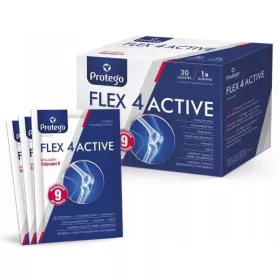   Protego FLEX 4Active - Nahrungsergänzungsmittel mit Orangengeschmack für Gelenkgesundheit