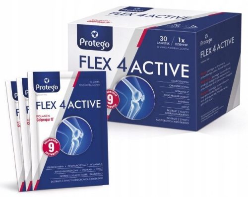 Protego FLEX 4Active - Nahrungsergänzungsmittel mit Orangengeschmack für Gelenkgesundheit