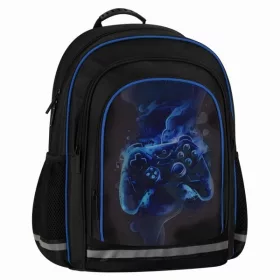   Schulrucksack für Jungen mit Gaming-Design, schwarz - STARPAK