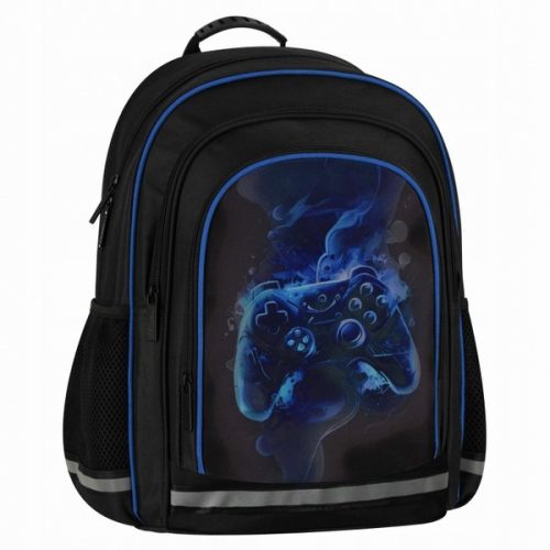 Schulrucksack für Jungen mit Gaming-Design, schwarz - STARPAK