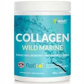   Kollagen aus Wildfang Kabeljau mit Hyaluronsäure, MSM und Vitamin C - WISH Pharmaceutical