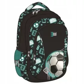   Mehrkammer-Rucksack für Fußballbegeisterte "Neon Football" von St. Majewski