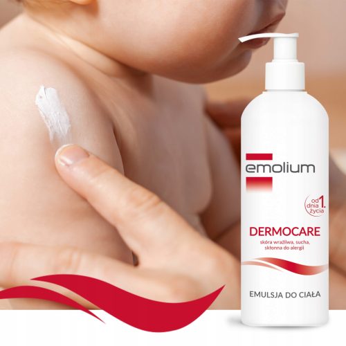 EMOLIUM DERMOCARE Pflegeset für sensible Haut: Körperemulsion, Badeemulsion & Feuchtigkeitscreme