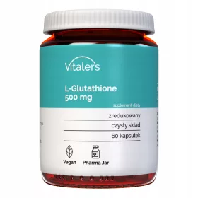   Vitaler's L-Glutathion 500 mg, 60 Kapseln – Leistungsstarker Antioxidant