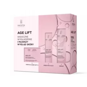   Iwostin Age Lift Pflegeset – Vitalisierende Tagespflege, Augencreme & Serum für reife Haut