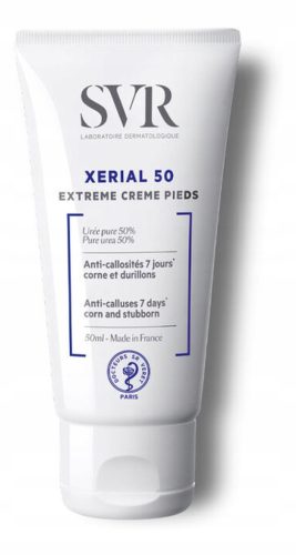 SVR Xérial 50 Extreme Creme Pieds – Effektiver Hornhautentferner für Füße, 50ml