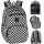 Schwarz-Weiß Karierten COOLPACK PICK Jugend-Schulrucksack