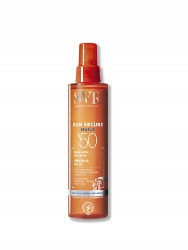 Svr Sun Secure Huile SPF50+ - Trockenes Schutzöl für Gesicht, Körper und Haar, 200ml