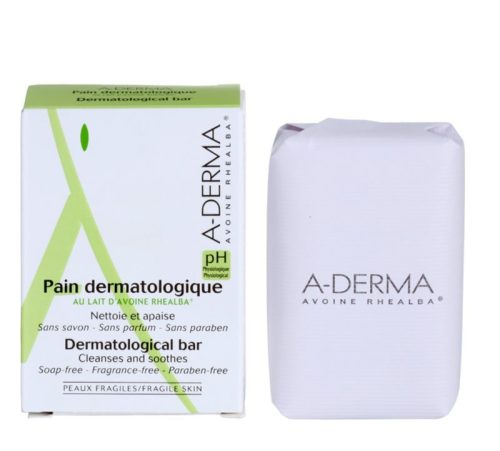 A-Derma Seifenfreie Dermatologische Reinigungskubus, 100 g