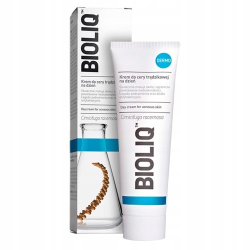 BIOLIQ DERMO Tagescreme für Aknehaut 50ml - Mattierend und antibakteriell
