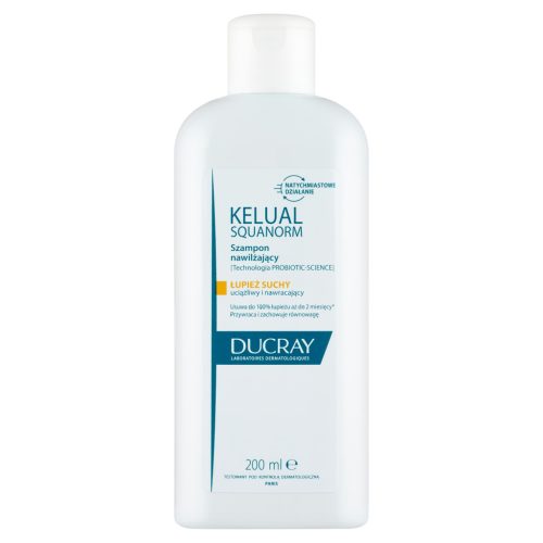 Ducray Kelual Squanorm Anti-Schuppen Shampoo für trockene Schuppen, 200ml