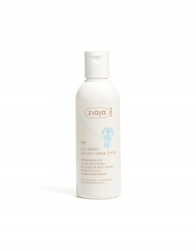 Hypoallergener Badeöl mit natürlichen Inhaltsstoffen, Vegan - Ziaja 200ml