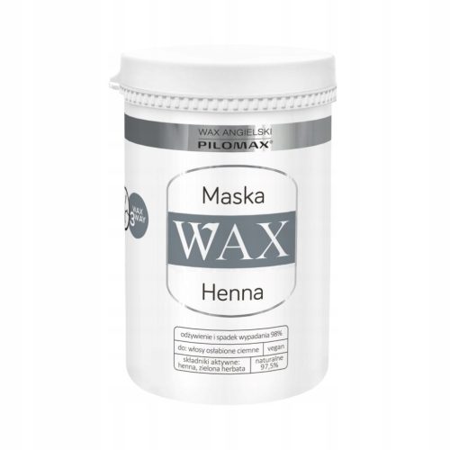 Pilomax Henna Regenerierende Haarmaske für trockenes und beschädigtes Haar, 480 ml