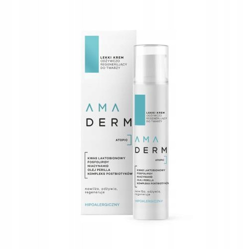 AMADERM ATOPIC Nährstoffreicher Regenerierender Gesichtscreme für Trockene Haut 50ml