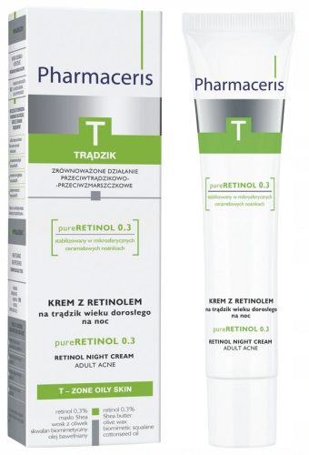 Pharmaceris T pureRETINOL - Nachtcreme gegen Akne und Falten